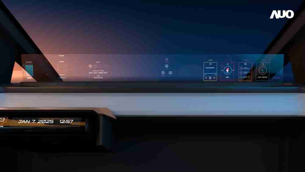 欧陆注册无界透明显示接口(Horizon Image Glass)透过车运算方案整合仪表板、、中控台及副驾显示器，，一体式全景呈现，，提供乘用者清晰的前方视野、、、、行车必要信息与娱乐功能